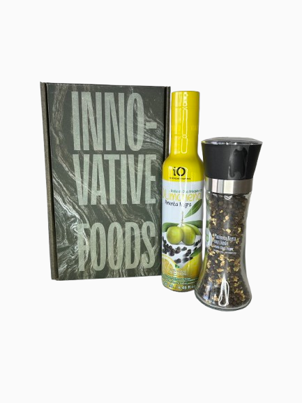 Estuche Innovative Foods: Limoneno & Pimienta Negra + Molinillo de Pimienta Negra con Limón